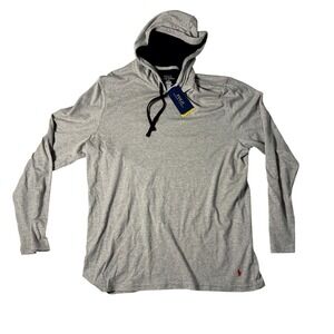 Polo Ralph Lauren Men's Gray Supreme Comfort Hoodie Long Sleeve Large MSRP $65